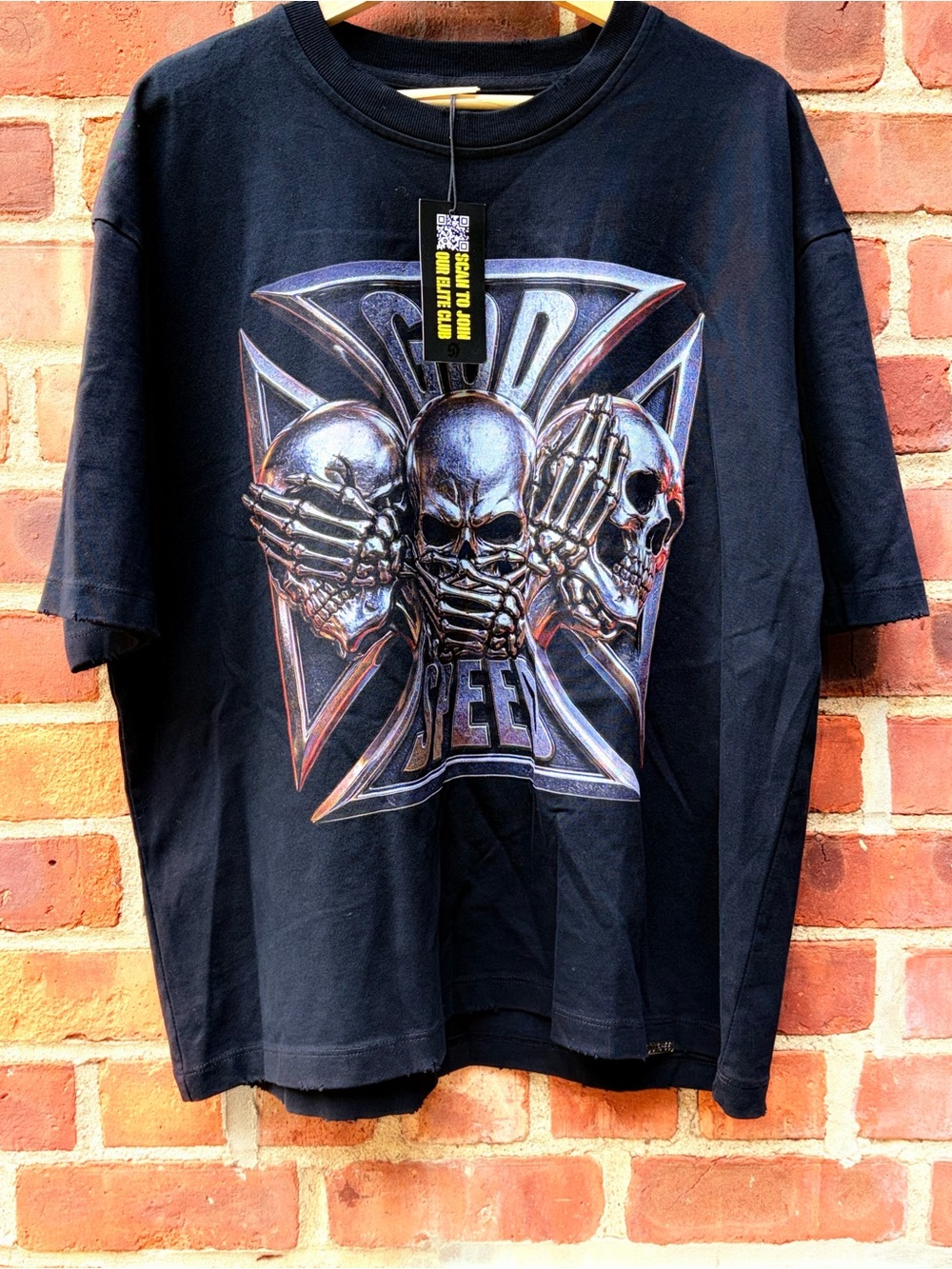 Godspeed omertà tee size large